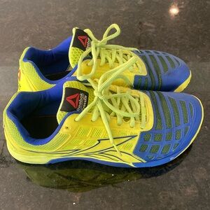 Reebok Crossfit Nano 4.0 Women’s Size 9.5 Blue/Yellow Athletic Training Shoes
